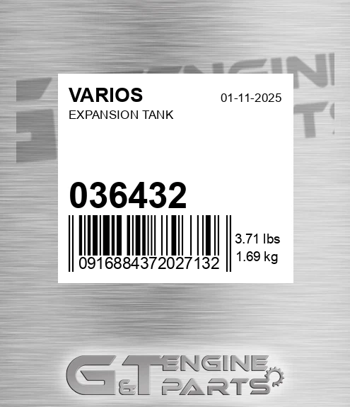 036.432 Expansion Tank for VARIOS