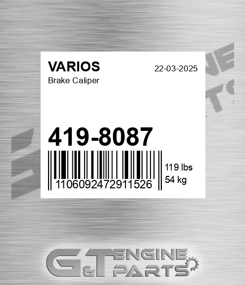 419-8087 Brake Caliper for VARIOS