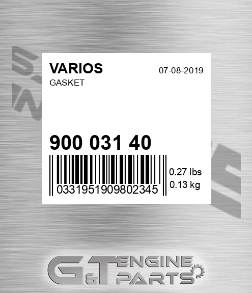 900.03140 Gasket