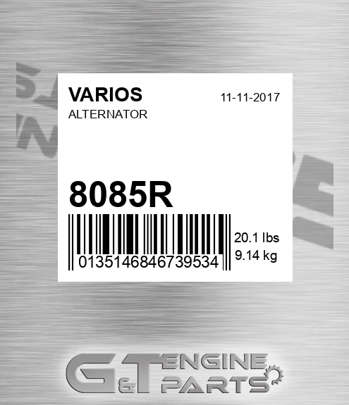 8085R Alternator