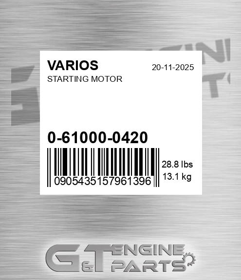 0-61000-0420 Starting Motor