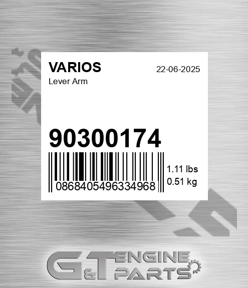 90300174 Lever Arm for VARIOS