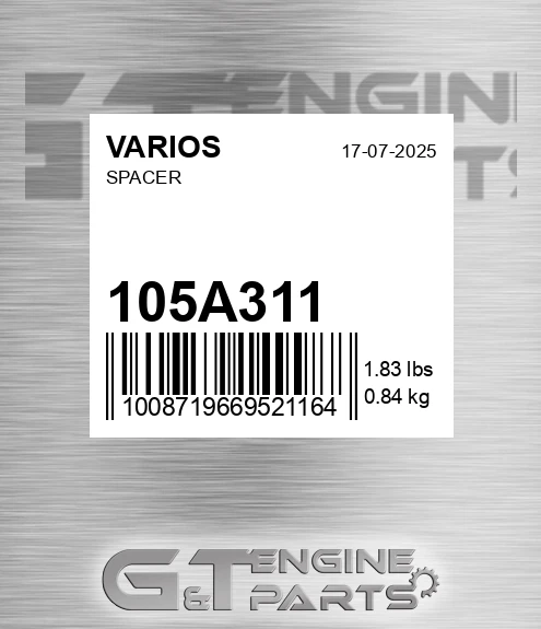 105.A311 Spacer for VARIOS