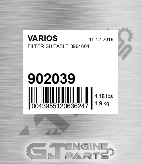 902039 Filter Suitable 3964604