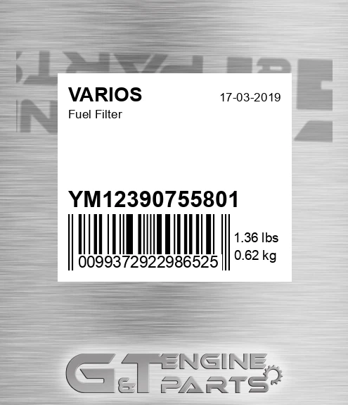YM12390755801 Fuel Filter