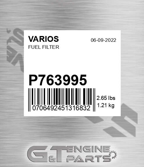 P763995 Fuel Filter