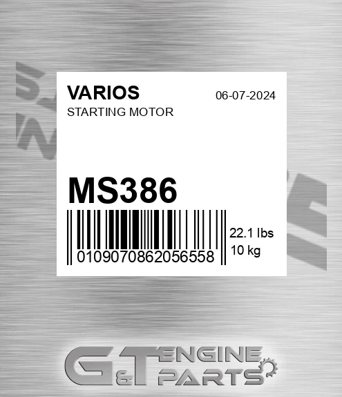 MS386 Starting Motor