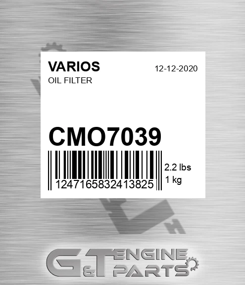 CMO7039 VARIOS Oil Filter