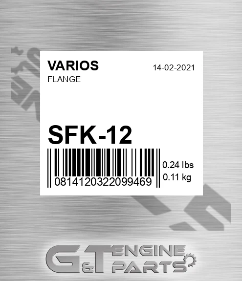 SFK-12 Flange