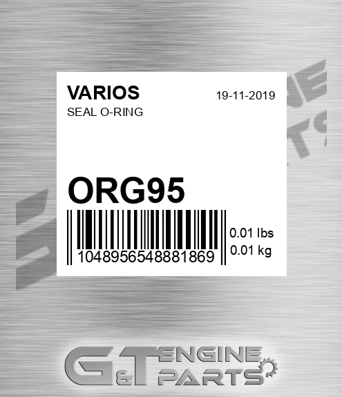 ORG95 Seal O-ring