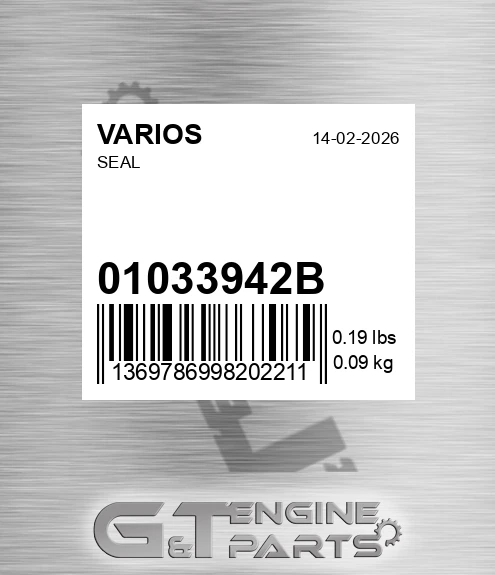 01033942B Seal