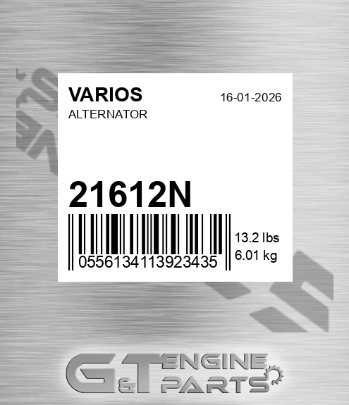 21612N VARIOS Alternator