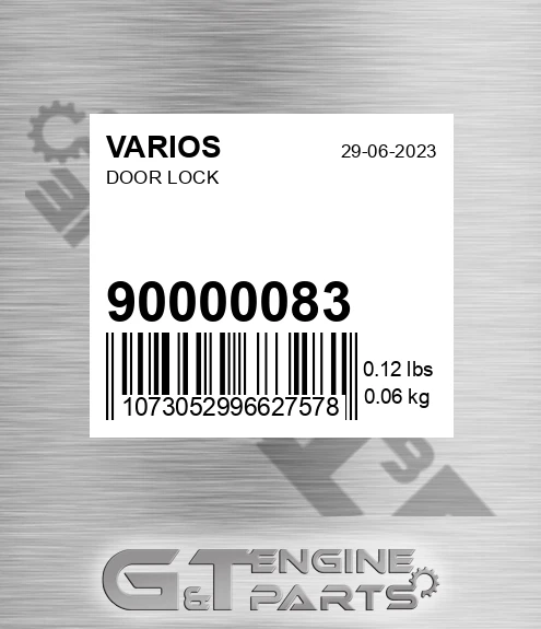 900.00083 Door Lock for VARIOS