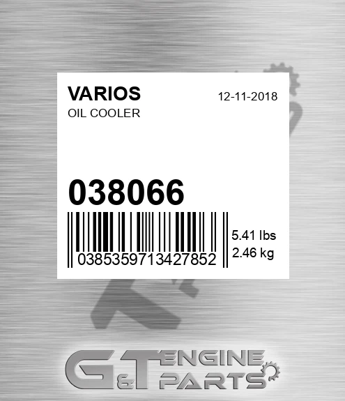 038.066 Oil Cooler