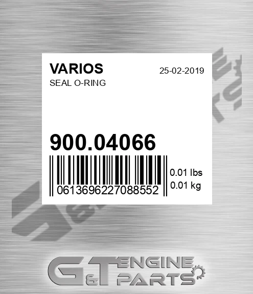 900.04066 Seal O-ring