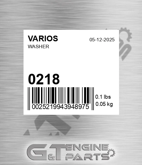 0218 Washer