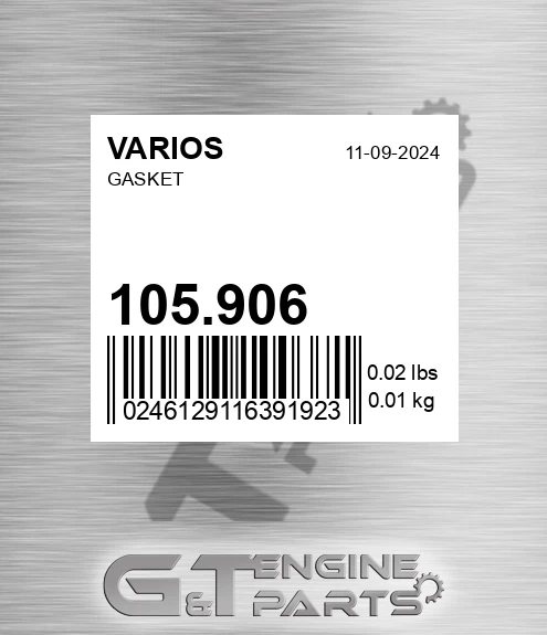 105.906 Gasket