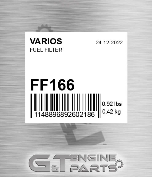 FF166 Fuel Filter
