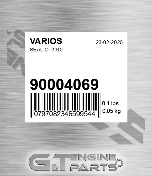 900.04069 Seal O-ring for VARIOS