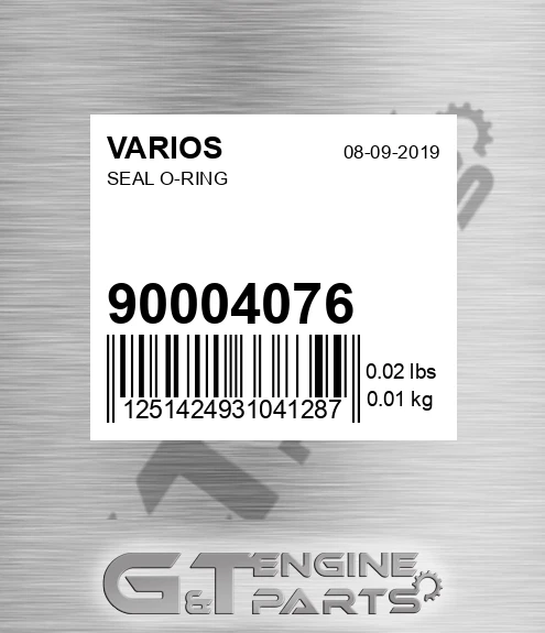 900.04076 Seal O-ring for VARIOS