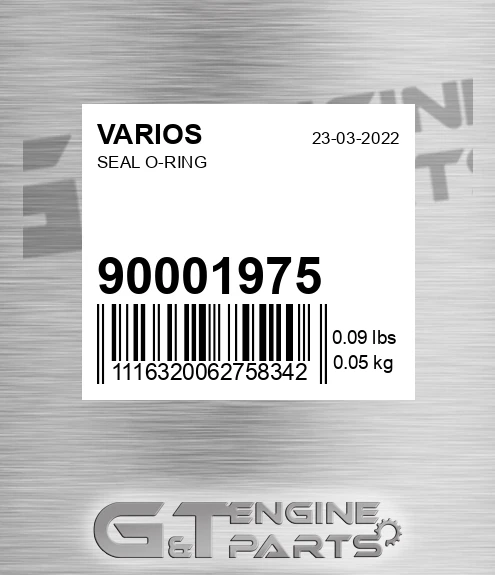 900.01975 Seal O-ring for VARIOS