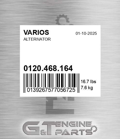 0120.468.164 Alternator