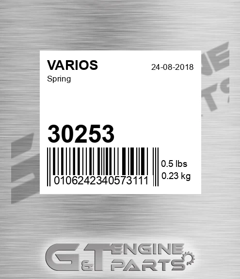 30253 Spring for VARIOS