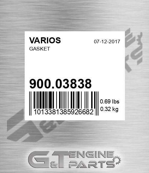 900.03838 Gasket