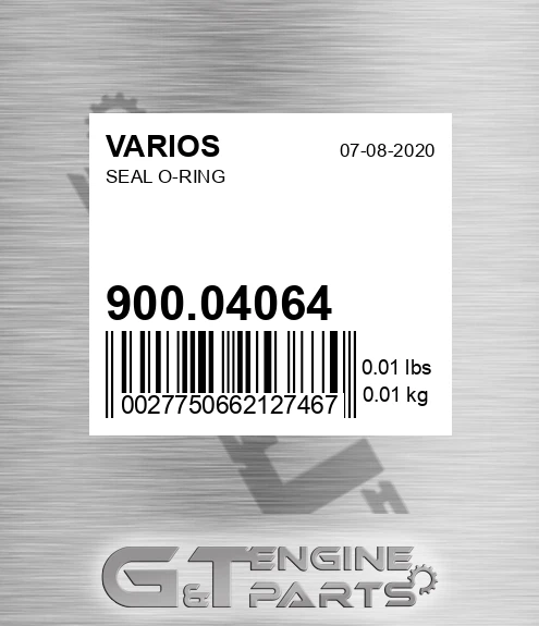 900.04064 Seal O-ring for VARIOS