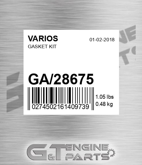 GA/28675 Gasket Kit