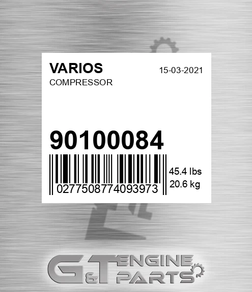 901.00084 Compressor