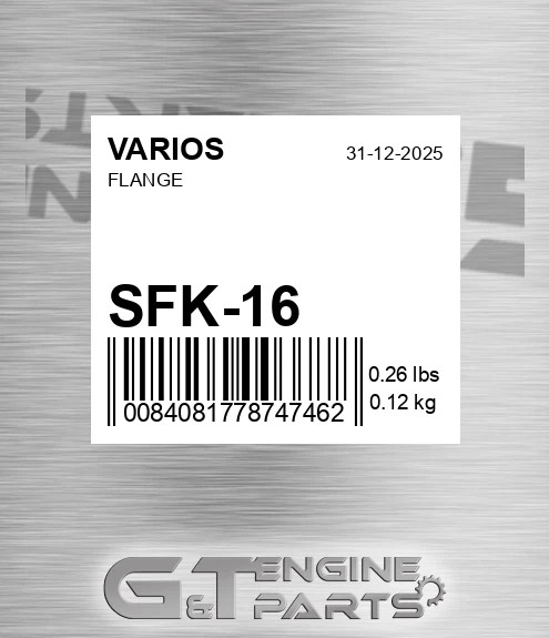 SFK-16 Flange