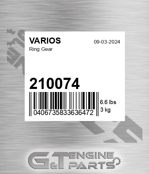 210074 Ring Gear