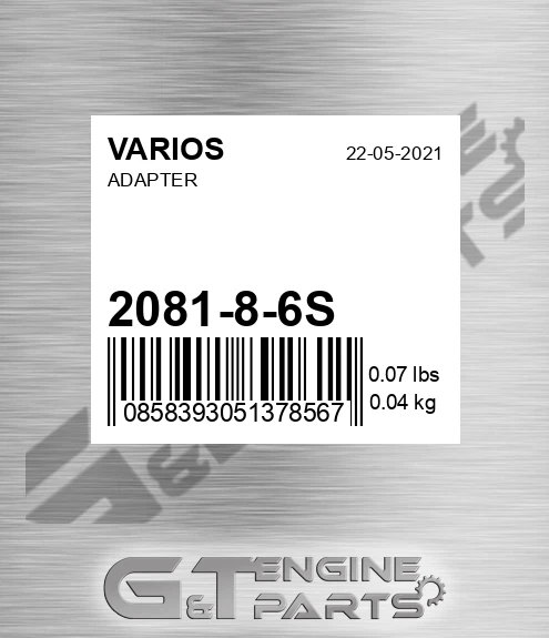 2081-8-6S Adapter