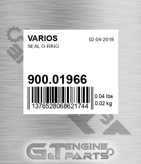 900.01966 Seal O-ring