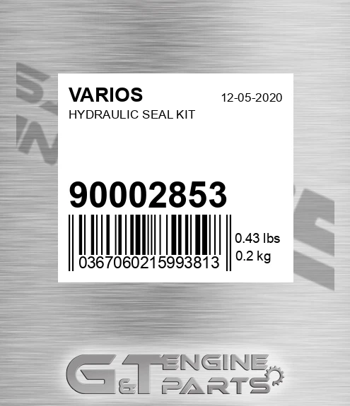 90002853 Hydraulic Seal Kit