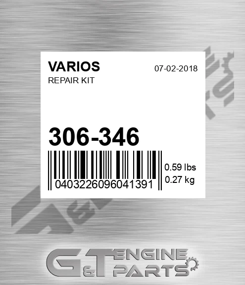 306-346 Repair Kit