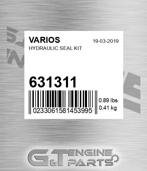 631311 Hydraulic Seal Kit