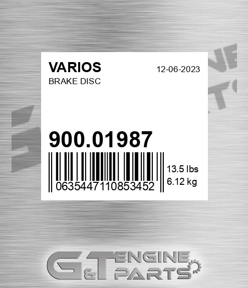 900.01987 Brake Disc
