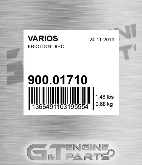 900.01710 Friction Disc