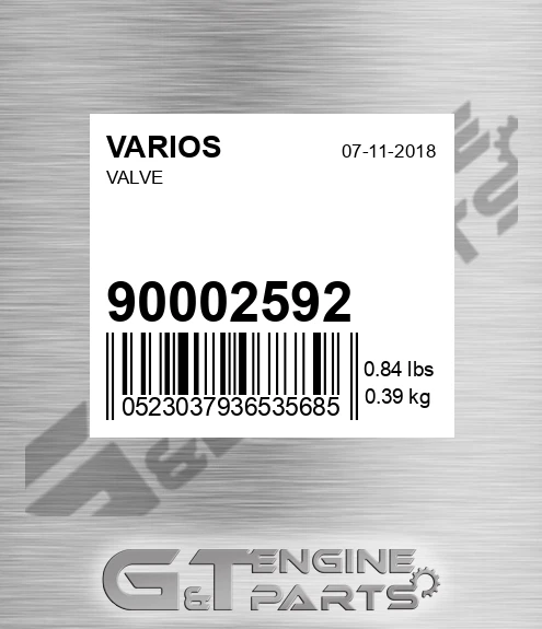 900.02592 Valve