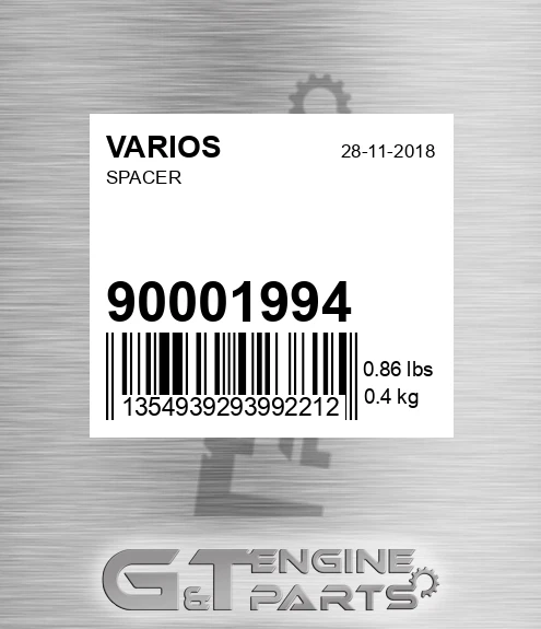 900.01994 Spacer for VARIOS