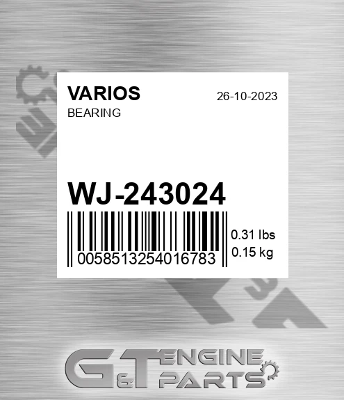 WJ-243024 Bearing
