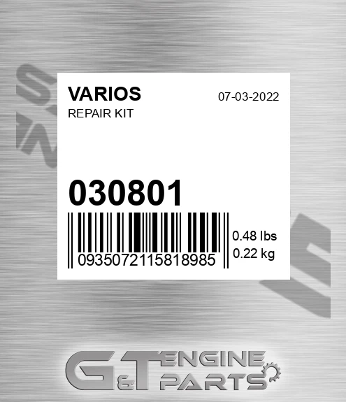 030.801 Repair Kit