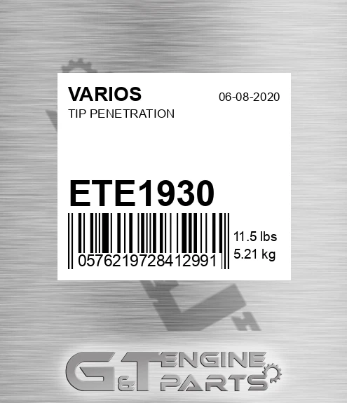 ETE-1930 Tip Penetration