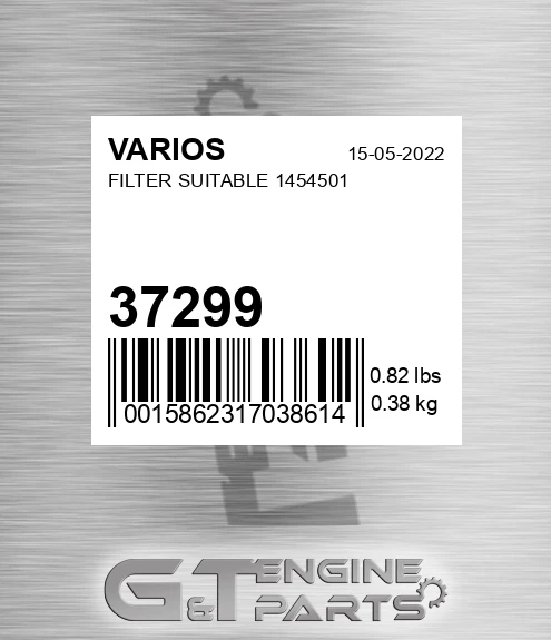 37299 Filter Suitable 1454501