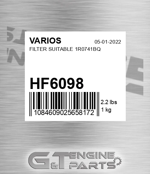 HF6098 VARIOS Filter Suitable 1r0741bq