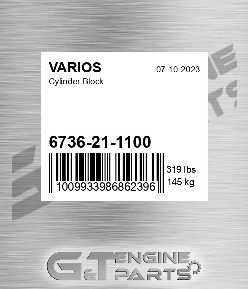 6736-21-1100 Cylinder Block