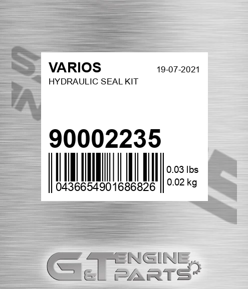 900.02235 Hydraulic Seal Kit for VARIOS