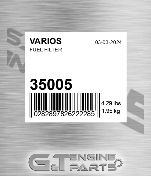 35005 Fuel Filter